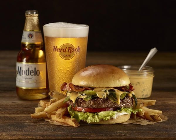 burger and beer pairing