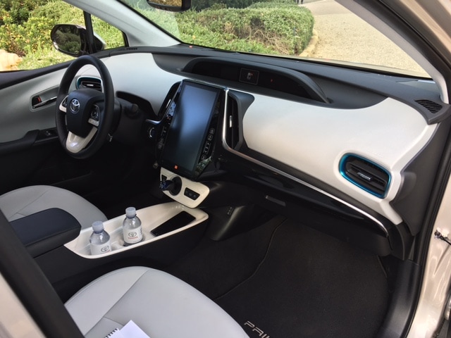 The interior of the new Prius Prime is unlike that of any Prius I have ever previously driven.