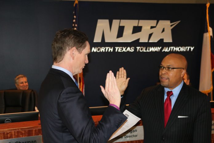 carl-o-sherman-sworn-in-2016-10-19 NTTA board of directors