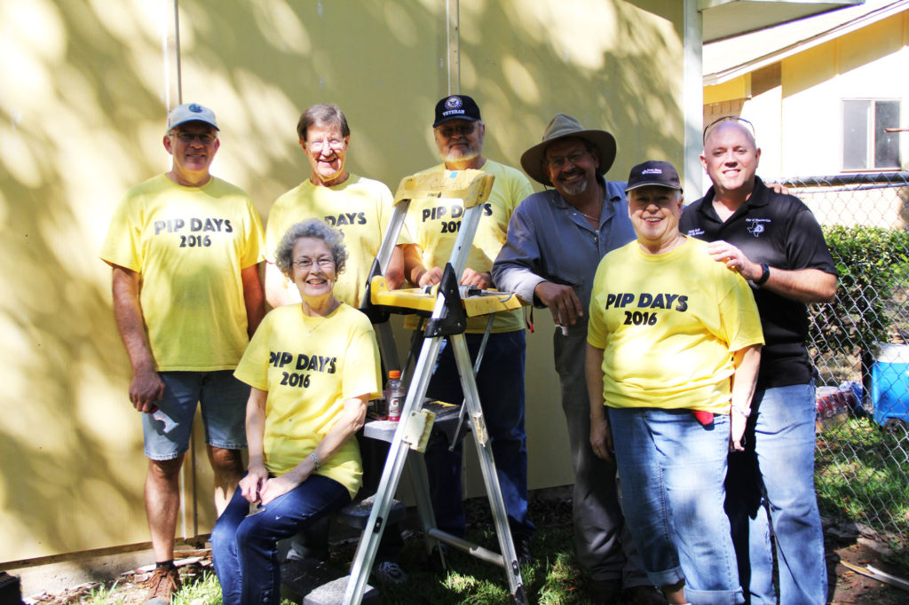 September Property Improvement in Progress volunteer group.