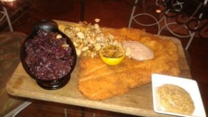 cedars-social-schnitzel-with-red-cabbage