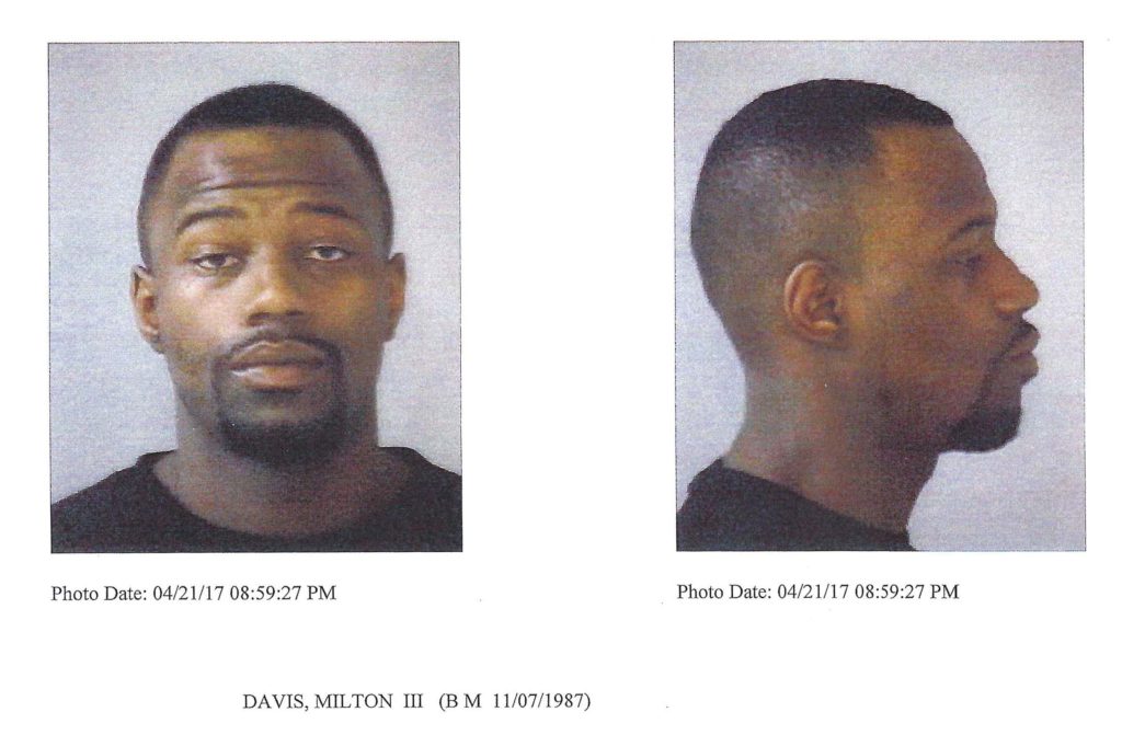 milton davis III mugshot