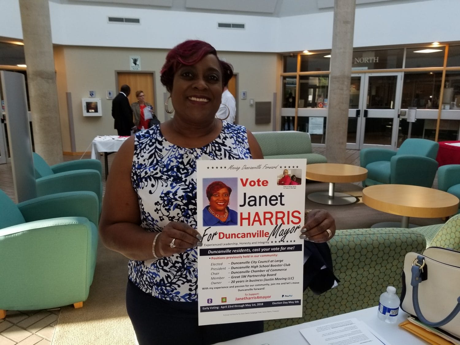 Mayoral candidate Harris Focus Daily News