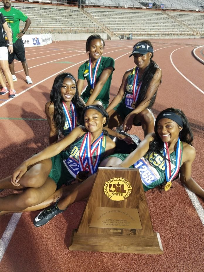 DeSoto girls track team