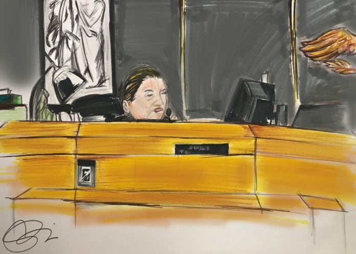 court sketch1 Donald Taylor murder