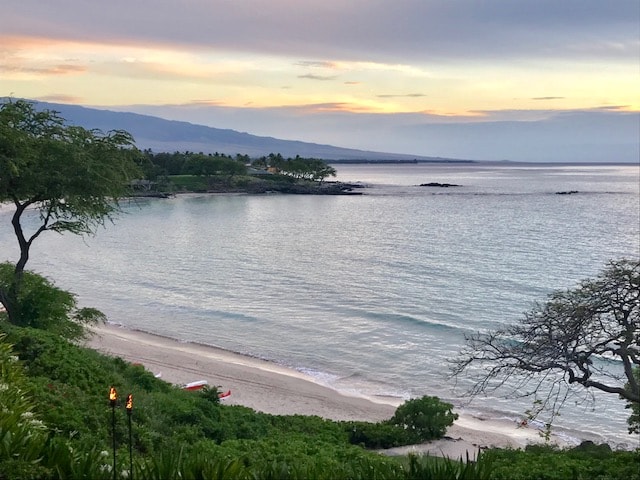 A beach in Kona Hawaii