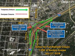 I35E Mainlane Closure