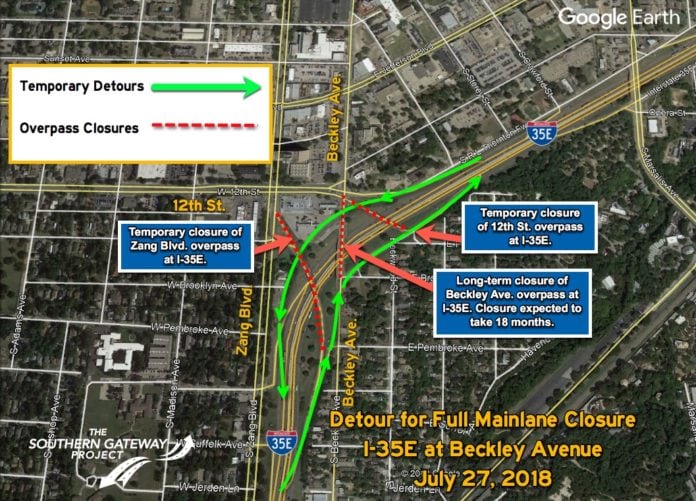 I35E Mainlane Closure