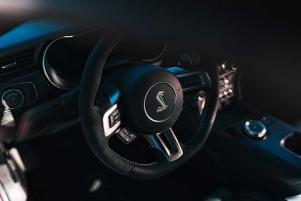Shelby GT500 steering wheel