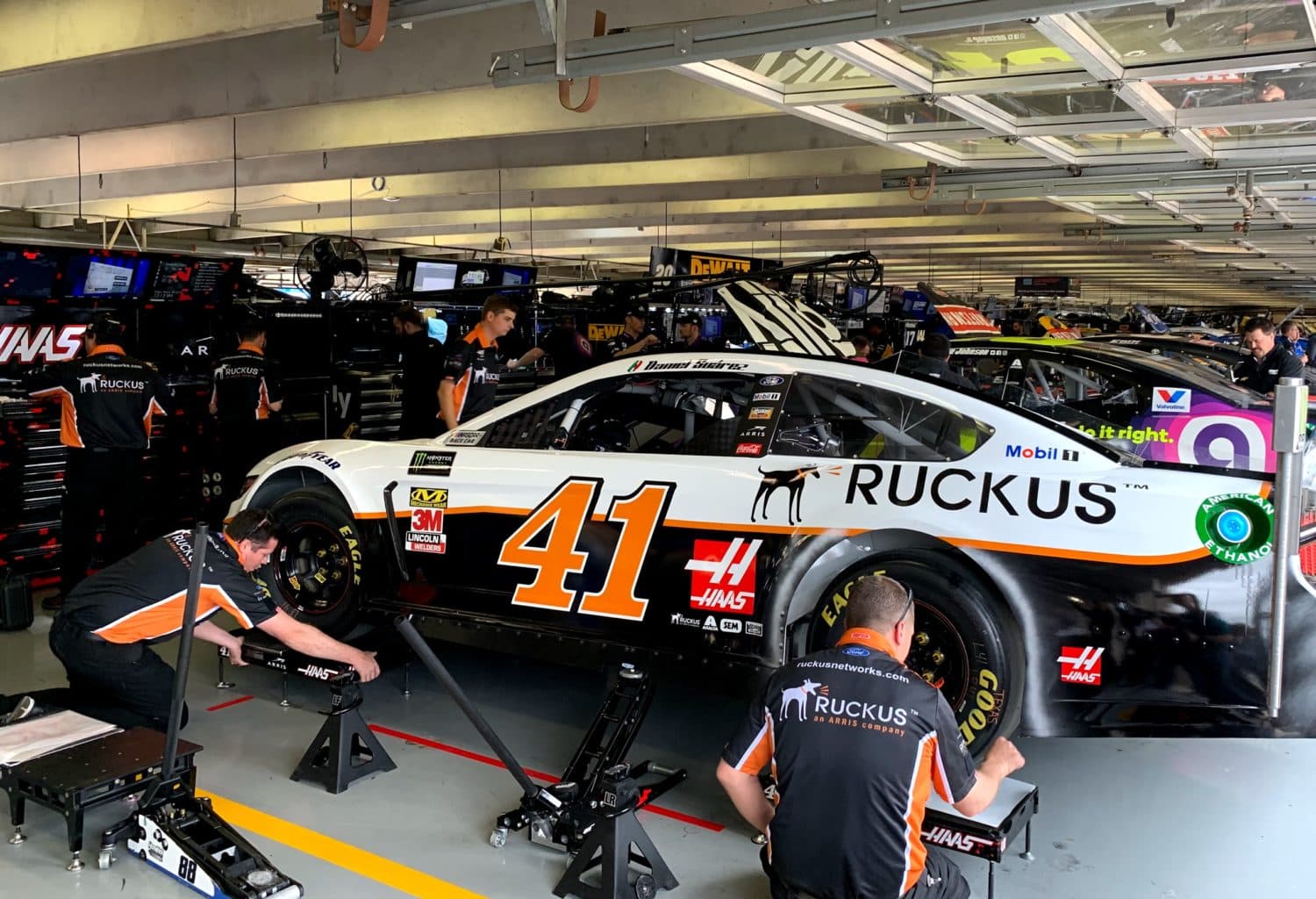 Daniel Suarez Car Inspection