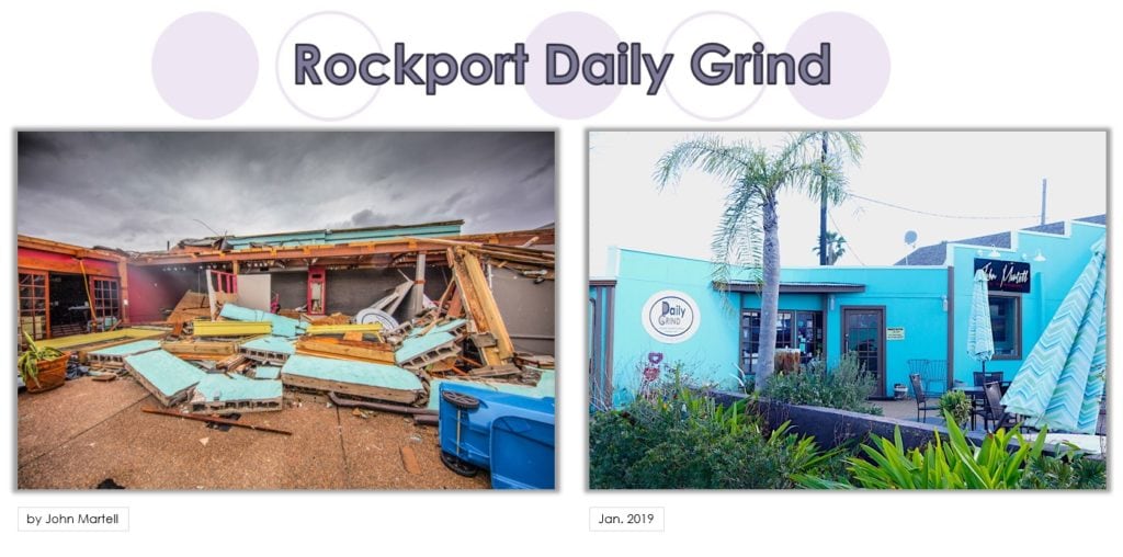 Rockport Before, After Harvey