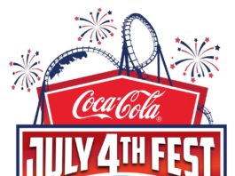 Six Flags coca cola fest 4th of July