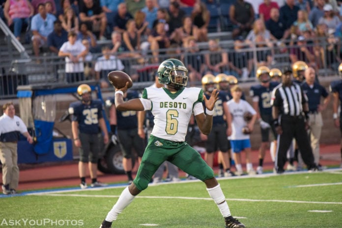 DSC_8545 - Quarterback Samari Collier passed for 442 yards and 6 touchdowns desoto eagles football