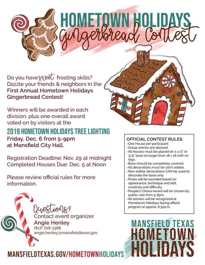 Hometown Holidays Gingerbread Contest