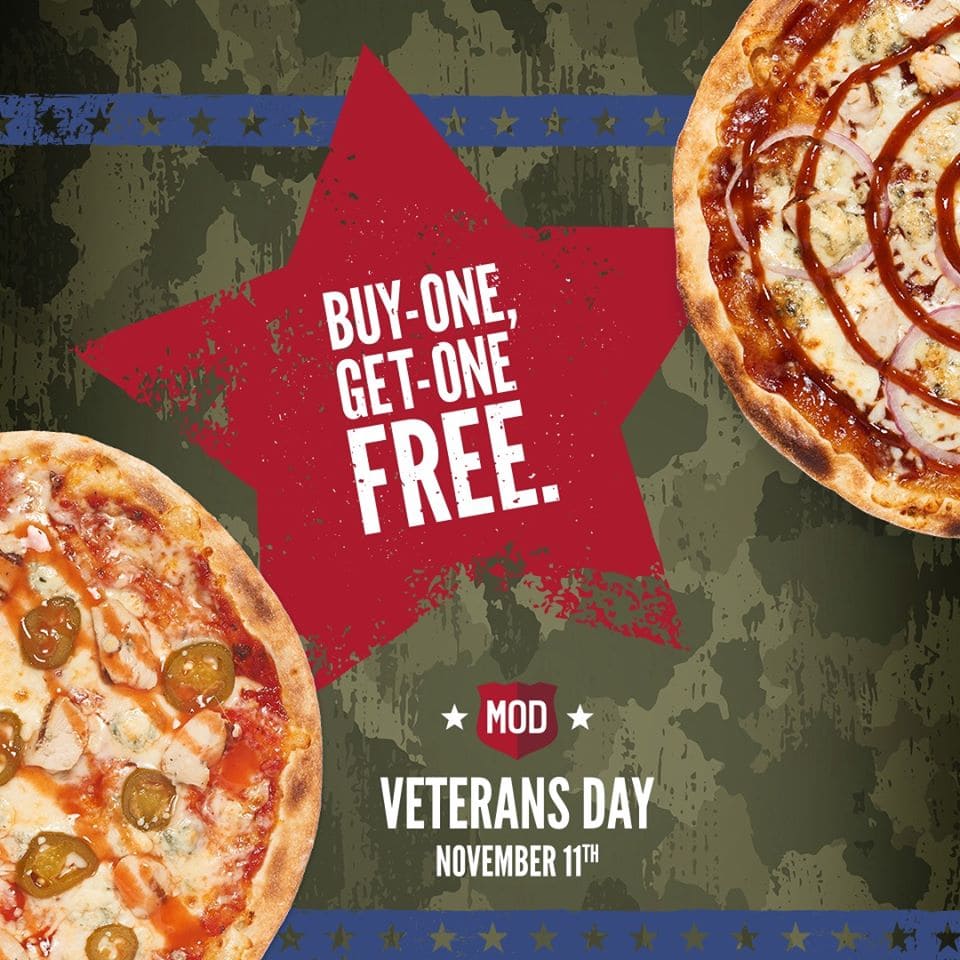 Mod Pizza veterans Day