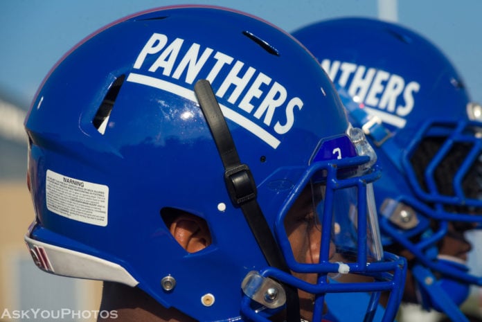 Duncanville Panthers football helmets