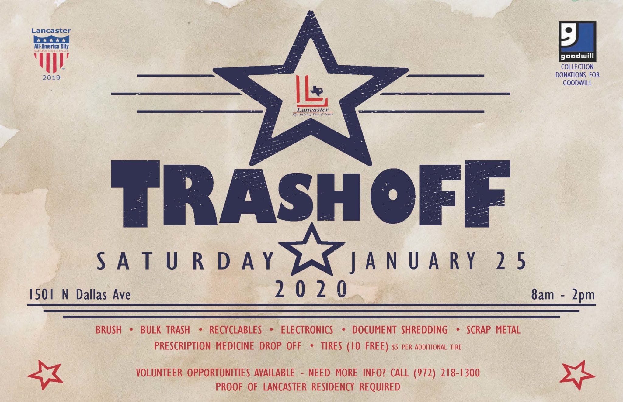 City Of Lancaster Trash Off Set For January 25 Focus Daily News