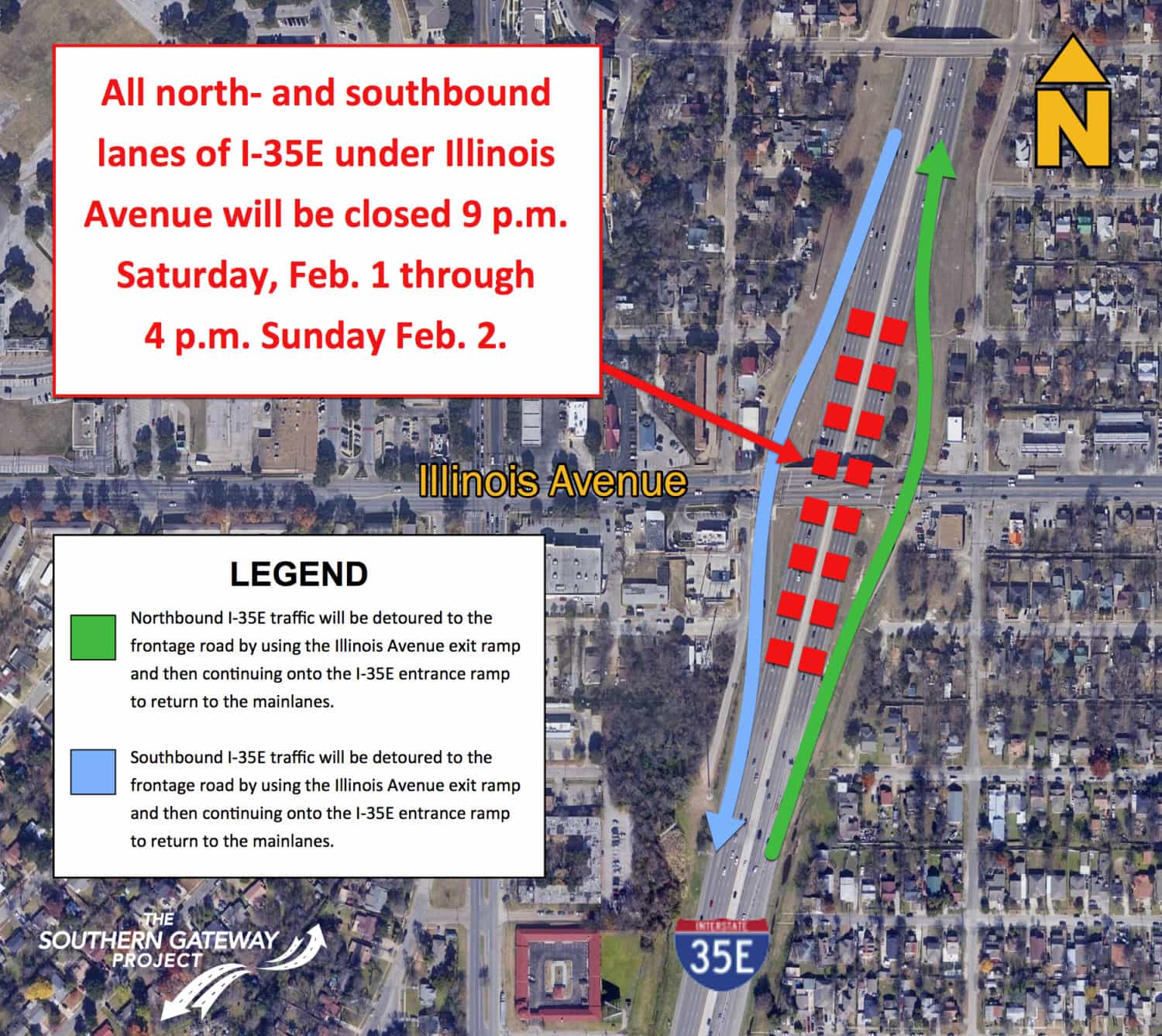 Illinois Avenue Detour