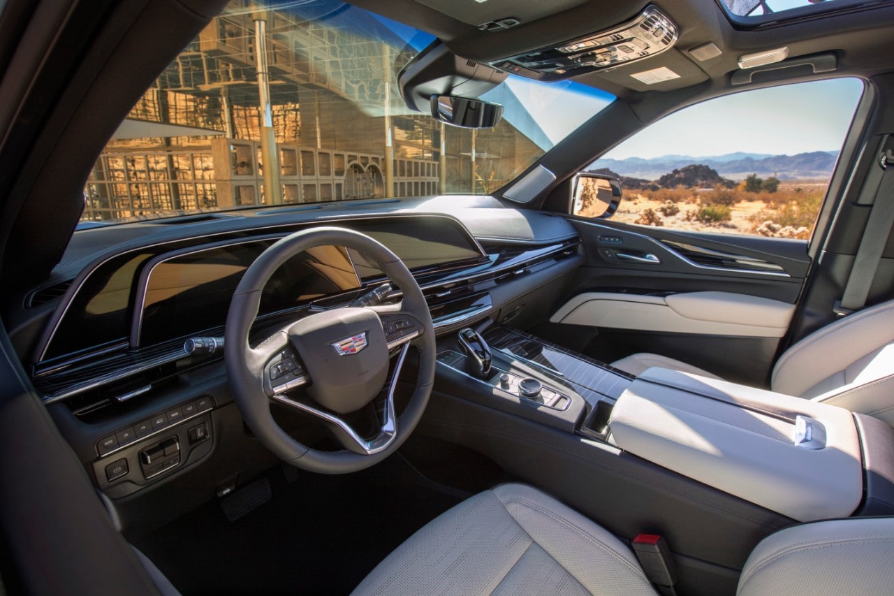 2021 Escalade interior