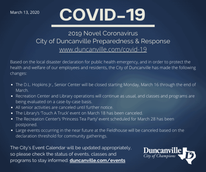 Duncanville COVID-19