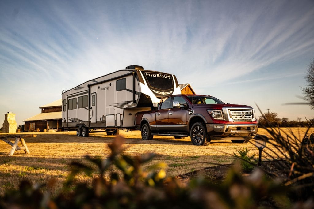 Nissan tests Titan at Blaine Stone Lodge