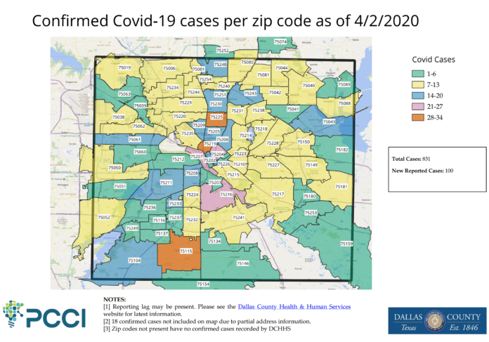 Dallas County Update 4/4/20