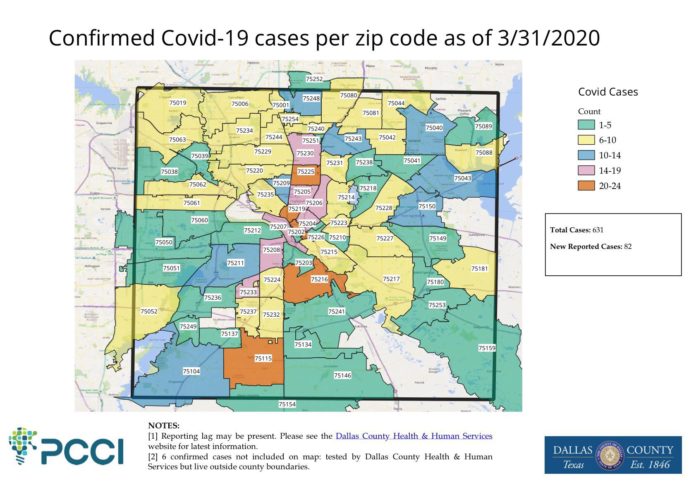 COVID-19 cases increase in Dallas