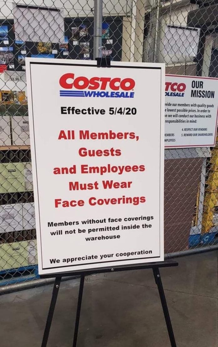 Costco masks