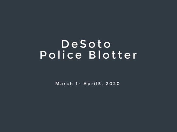 DeSoto Police Blotter