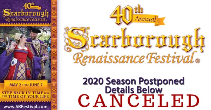 Scarborough renaissance festival canceled