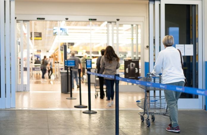 walmart social distancing
