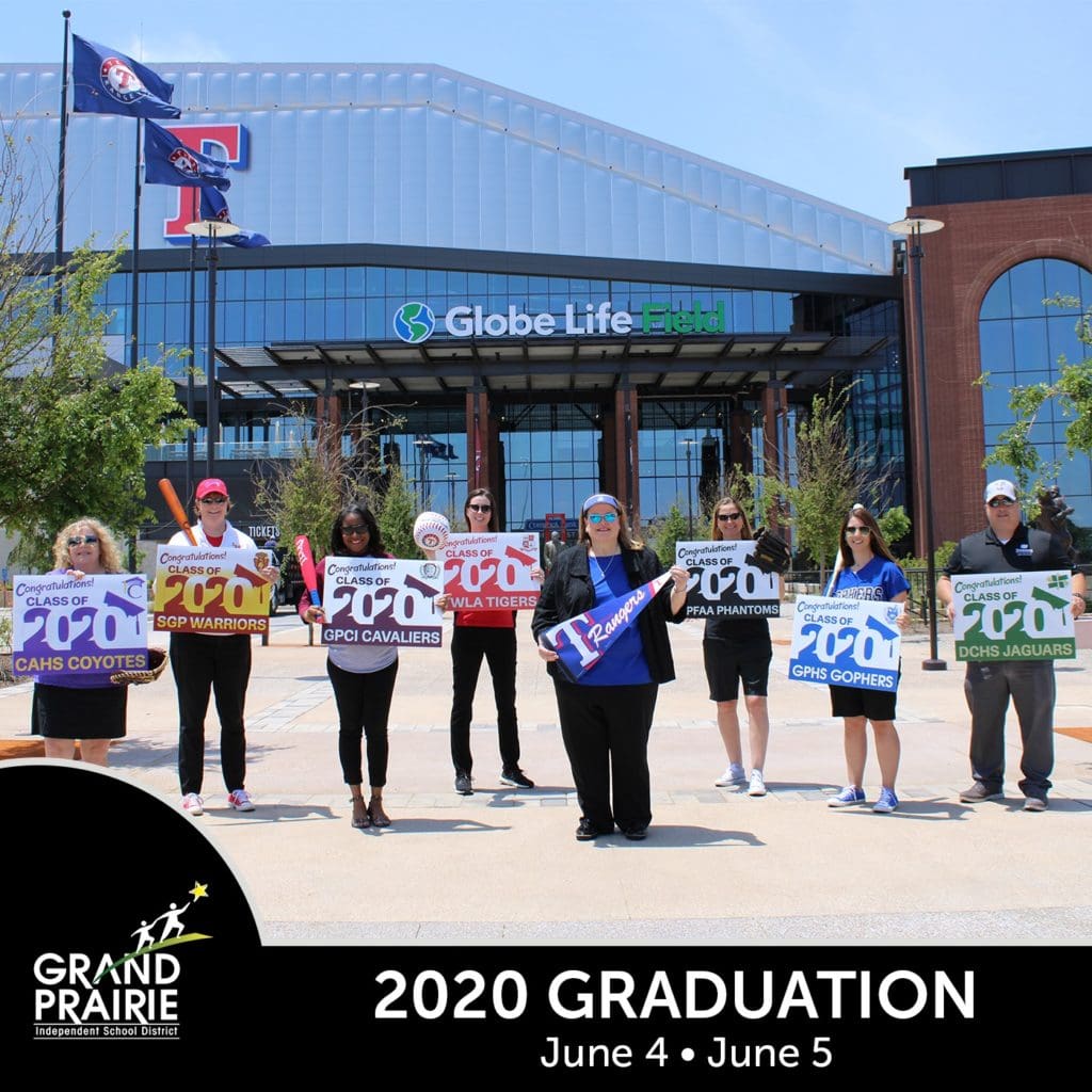 Grand Prairie ISD Class of 2020 Graduation at Globe Life Field