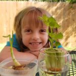 Parks & Recs Get Creative For Summer child with plants