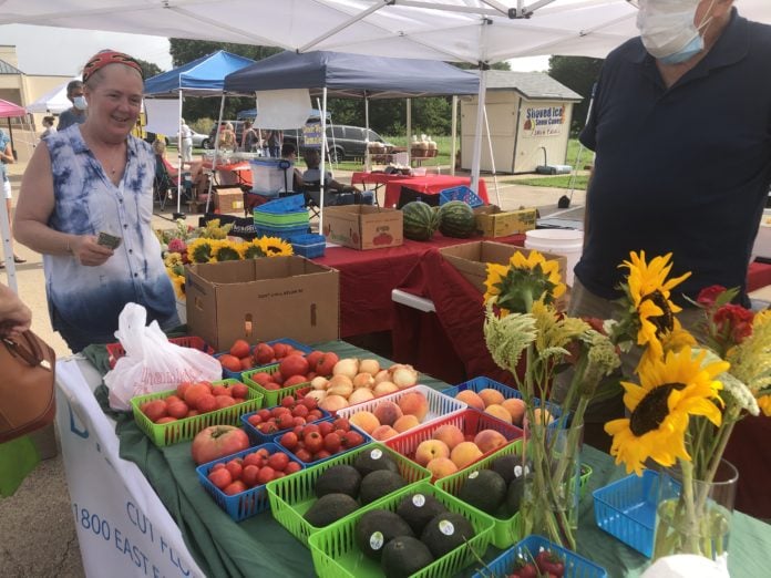 produce at Mansfield Farmers Market