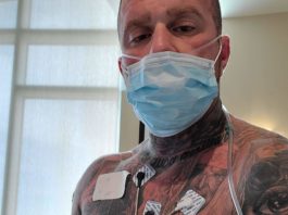 Lucas Cates in hospital