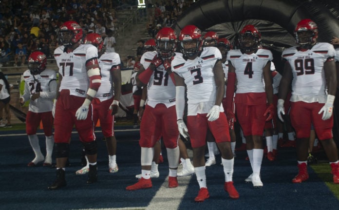 7.28 Football Schedule Cedar Hill football players