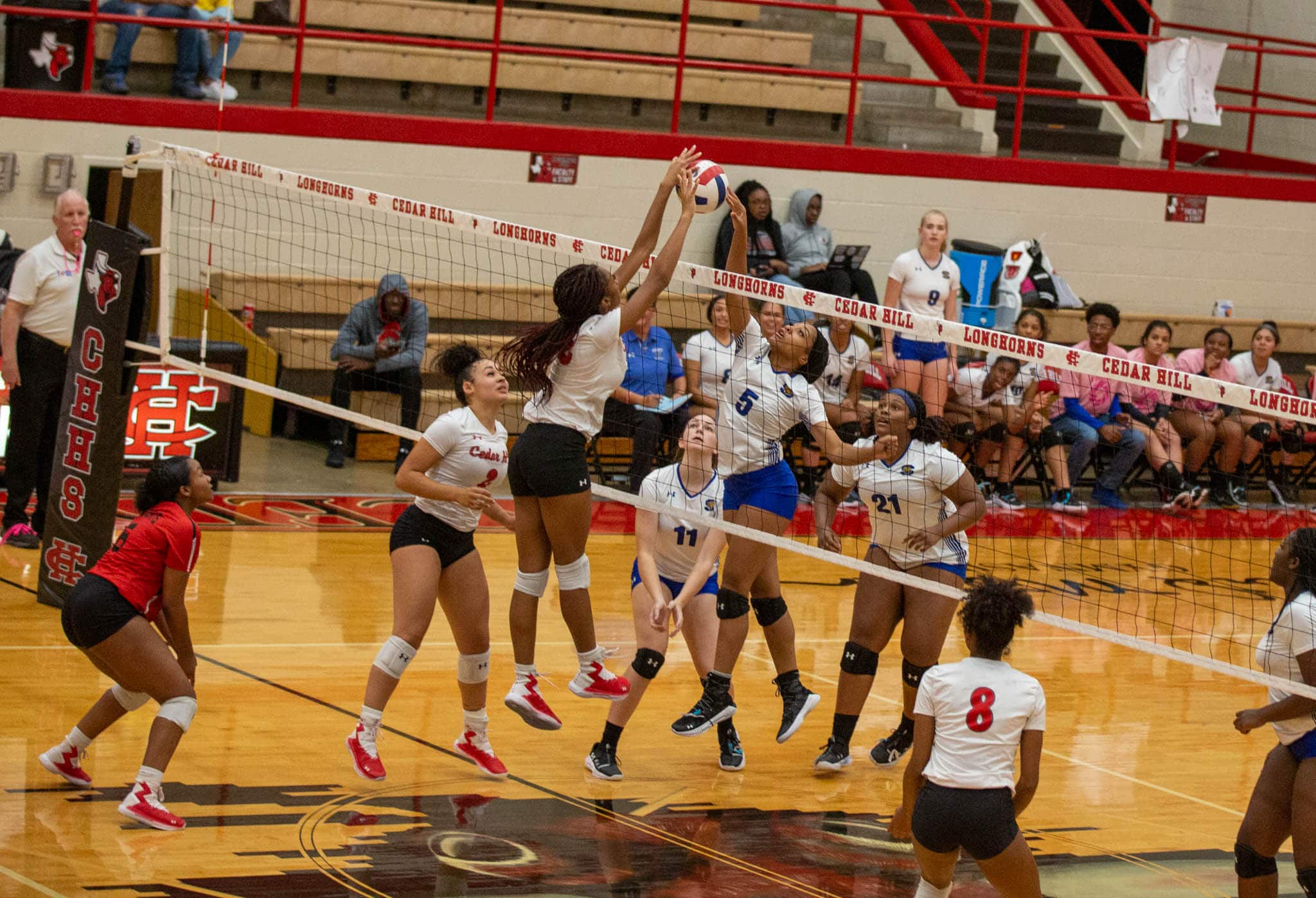 Cedar Hill Volleyball action shot