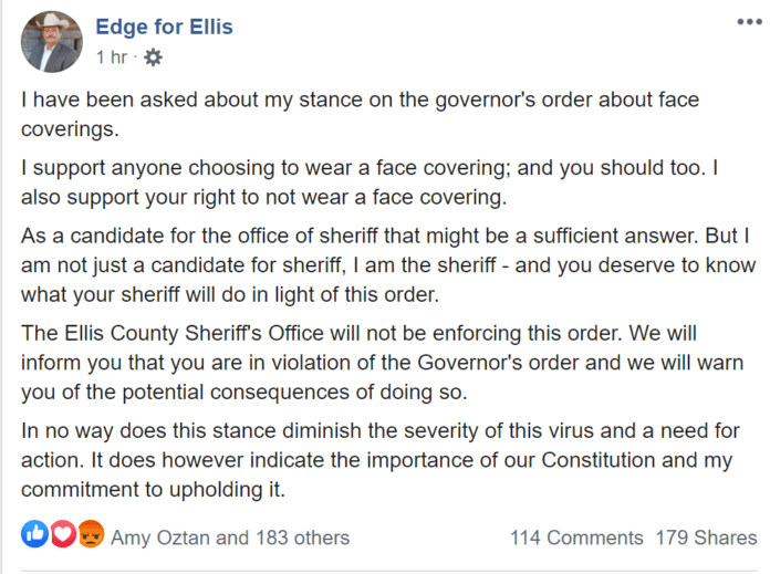 Ellis County Sheriff