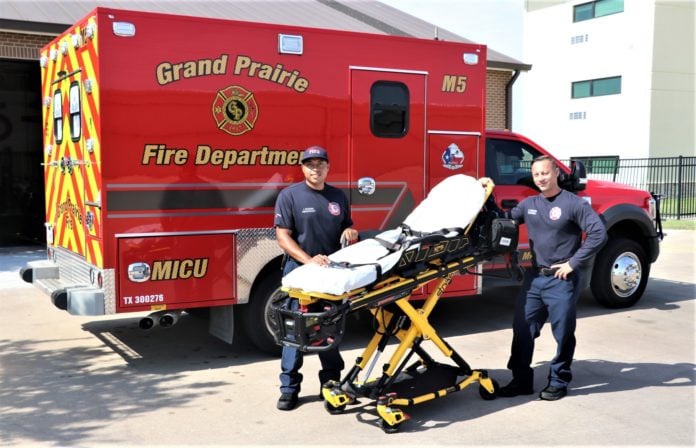 Grand Prairie Fire Department ambulance
