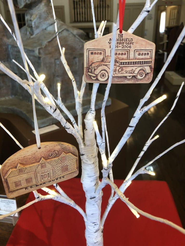 Mansfield historical society ornaments
