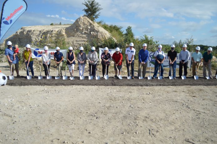 Midlothian Park ground breaking groundbreaking of Midlothian Community Park Phase 2