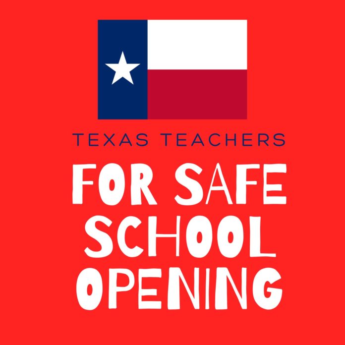 Graphic for Texas Teachers school safe opening