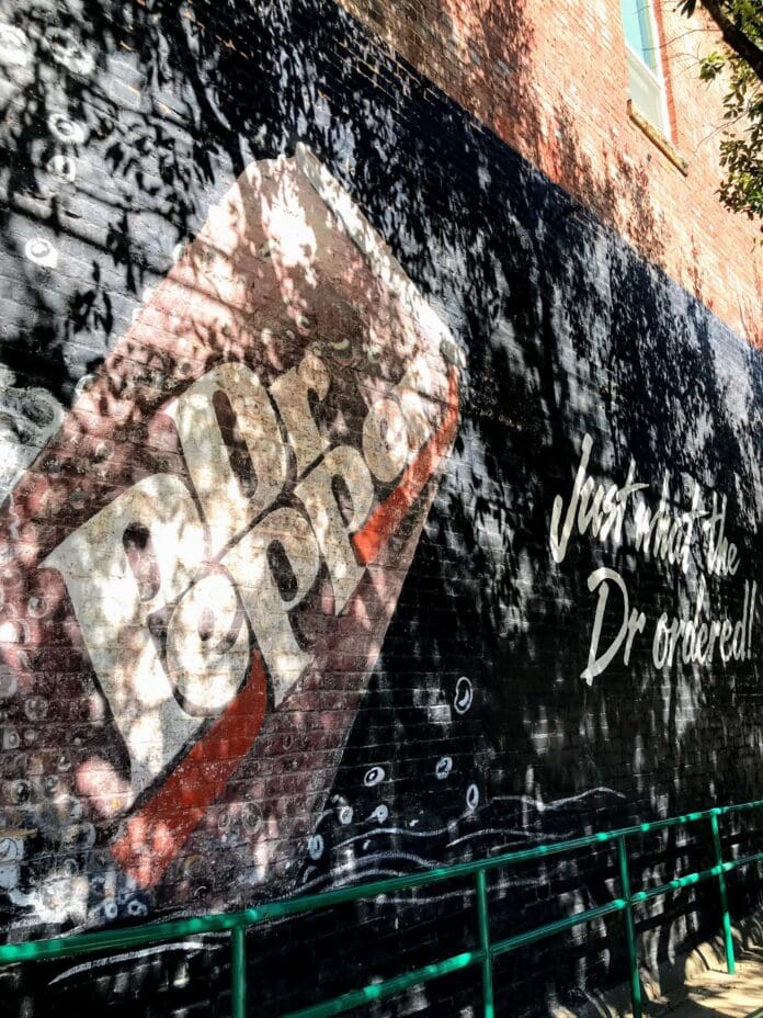 Dr. Pepper Mural in Waxahachie
