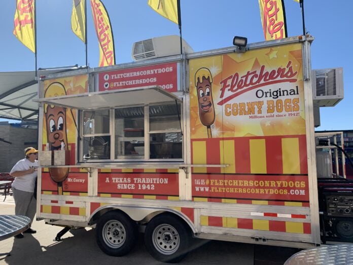 Fletcher's Corny Dogs mobile truck