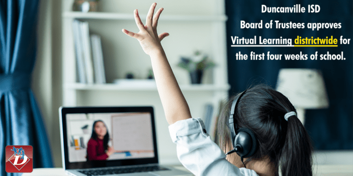 Duncanville ISD goes virtual through Oct. 2