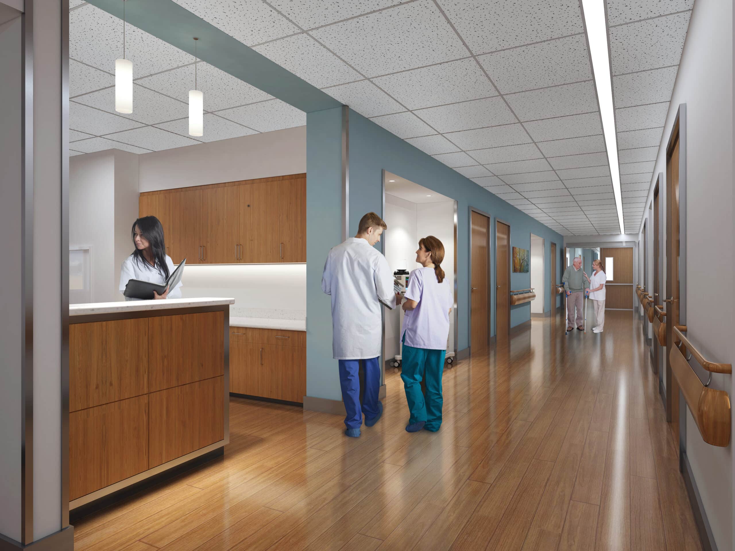 Rendering of Oncology unit