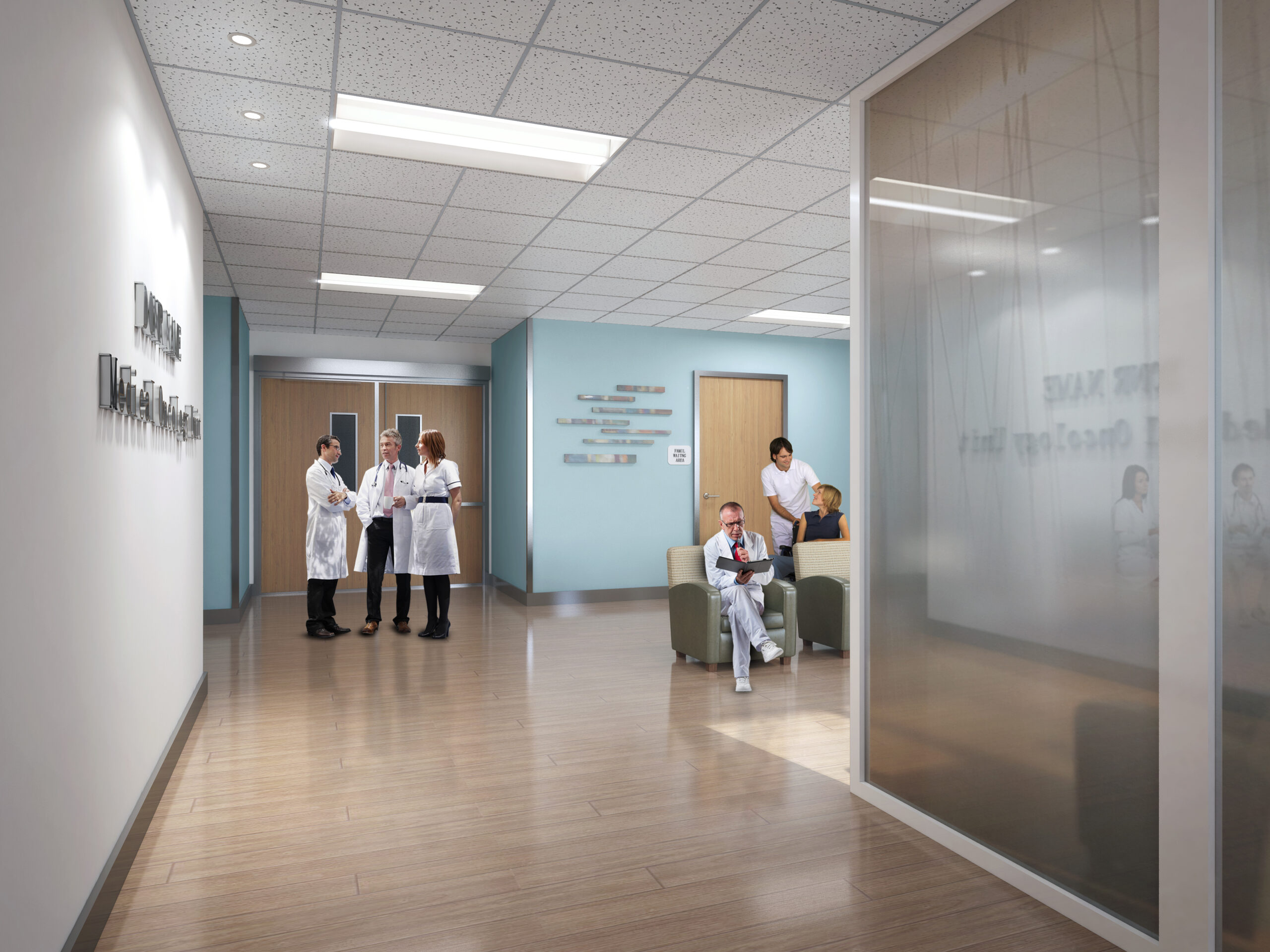 Methodist Charlton oncology unit rendering