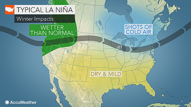 How bad will winter be? NOAA predicts La Nina will play role in season's  weather for 3rd straight year