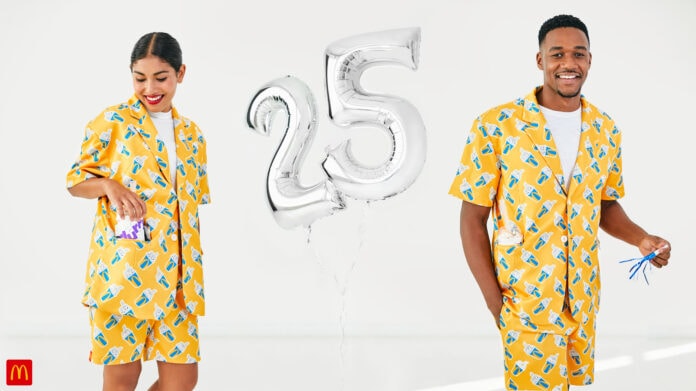 McDonalds McFlurry 25th B Day Suit