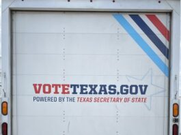 Vote Texas truck